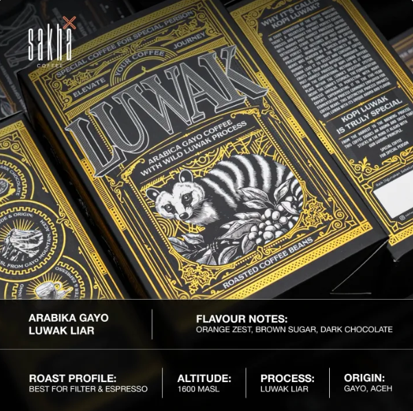 Wild Luwak Arabica Coffee Beans